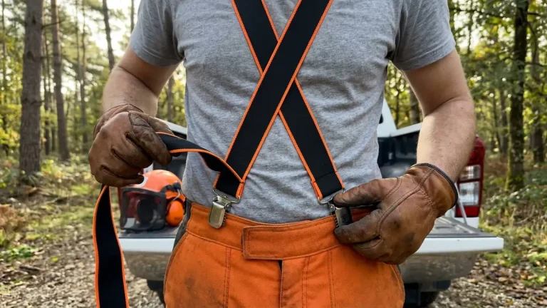 Bretelles de bûcheron pour pantalon anti-coupure